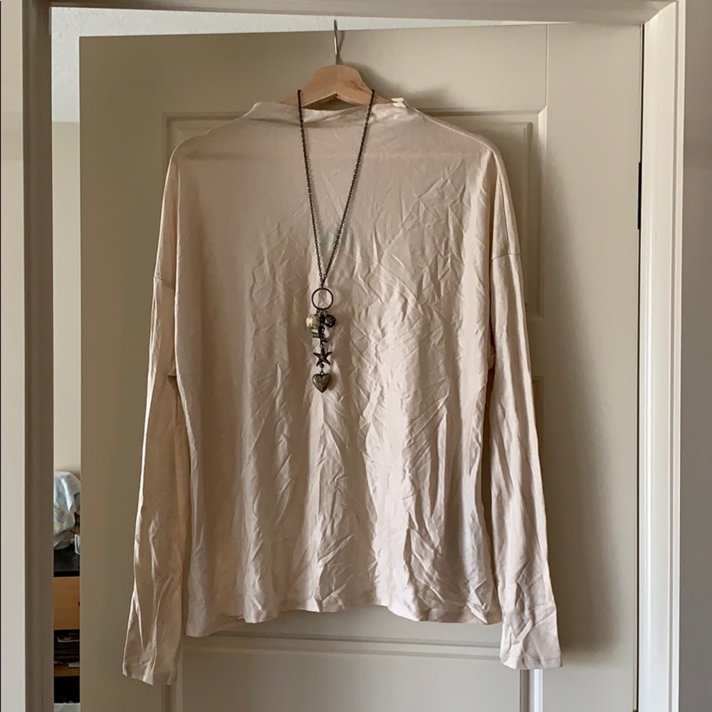 H&M Blush Lyocell Top